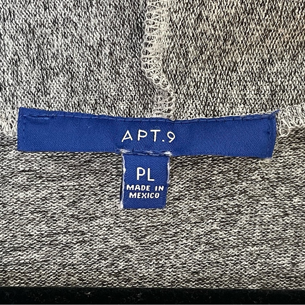 Apt. 9 | Petite Heather Gray Open Front Cardigan | PL - Picture 5 of 7